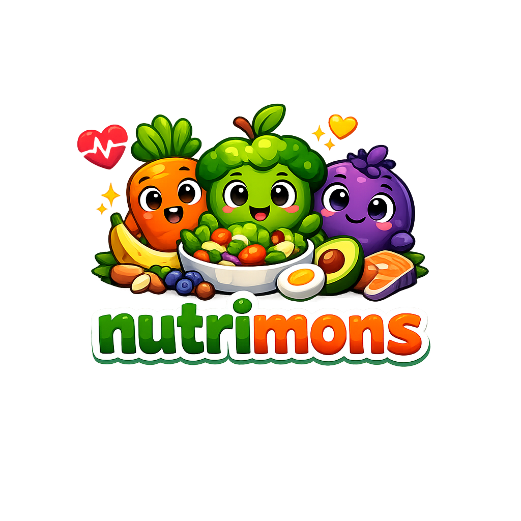 NutriMons app preview - Smart meal tracking